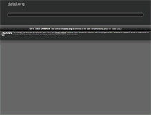 Tablet Screenshot of datd.org